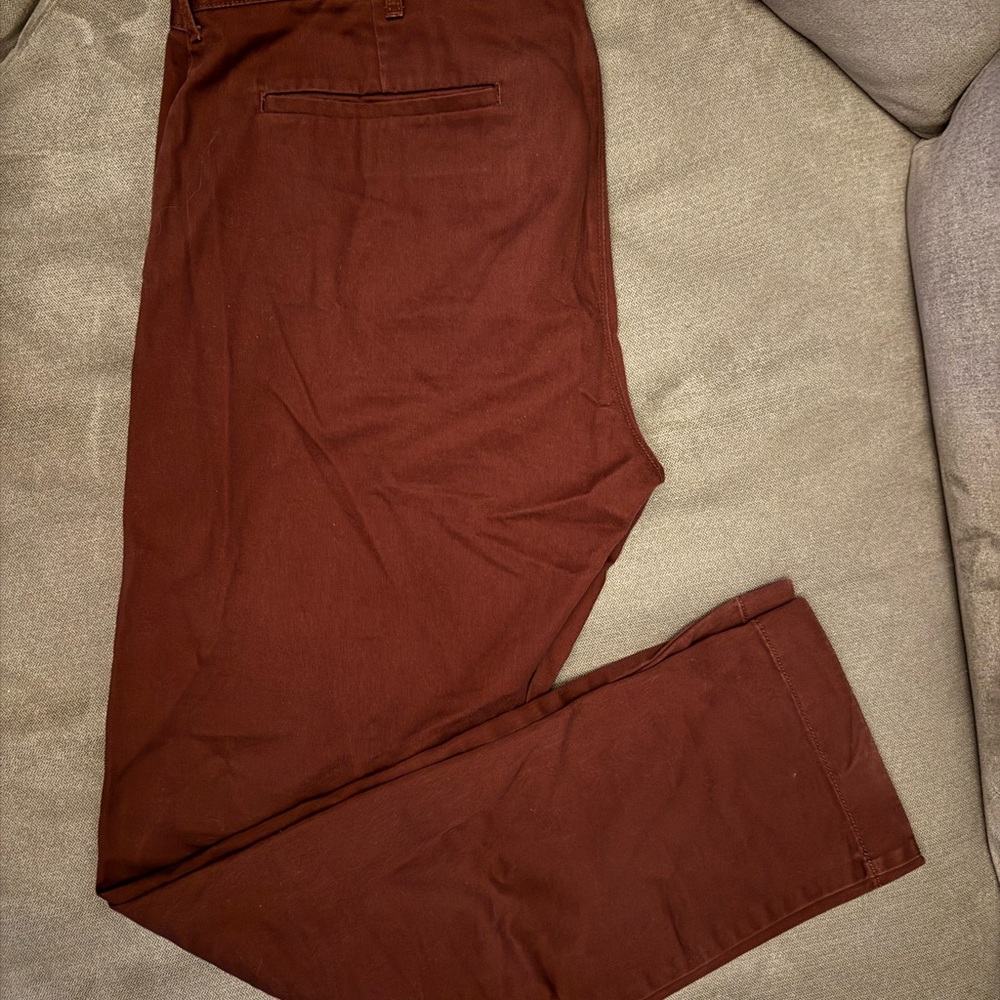 J.Crew Men's Burgundy Chino Pants